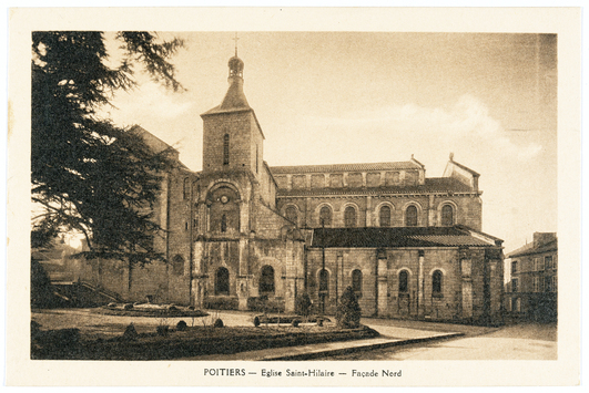 Vorschaubild Poitiers: Saint-Hilaire le Grand, Nordseite (Postkarte aus der Diakartei) 